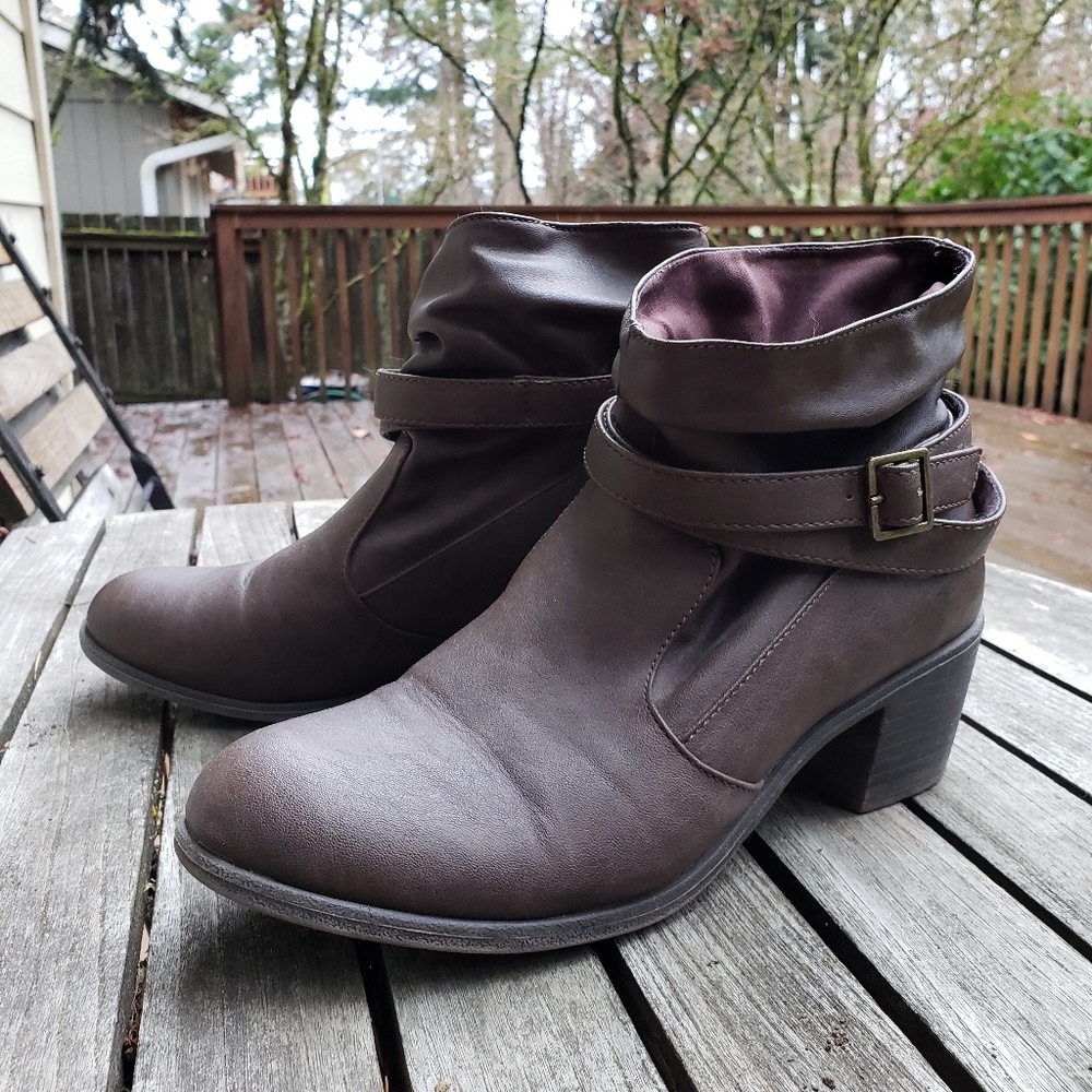 2" Faux Leather Booties